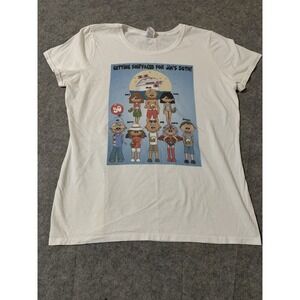 Fruit Of Loom CottonWomen graphic tshirt"GETTING SHIPFACED FOR JIM'S 50TH XL